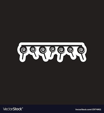 Style black and white icon garland with candy vector image