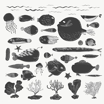 Styled fish doodle | Free stock vector - 47029