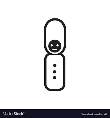 Stylish black and white icon British officer vector image