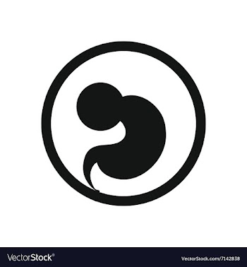 Stylish black and white icon child in the womb vector image