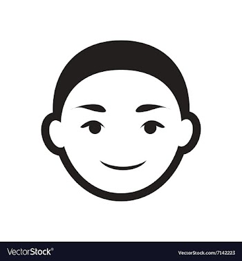Stylish black and white icon Indian boy vector image