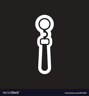Stylish black and white icons dental instruments vector image