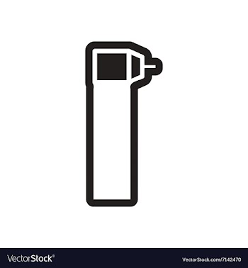 Stylish black and white icons dental Instruments vector image