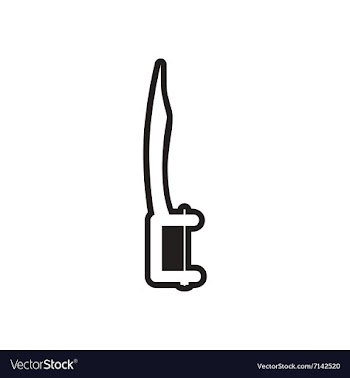 Stylish black and white icons dental Instruments vector image