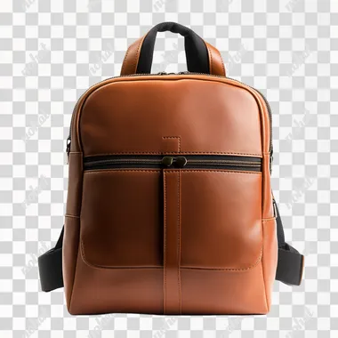 Stylish Brown Classic Backpack: A Modern Photography Capture