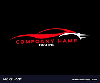 stylish car logo creative car logo modern car