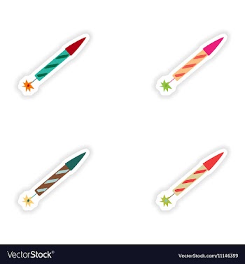 Stylish concept paper sticker on white background vector image