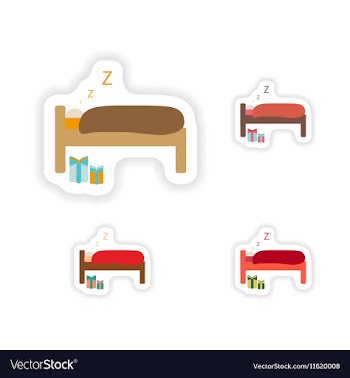 Stylish concept paper sticker on white background vector image
