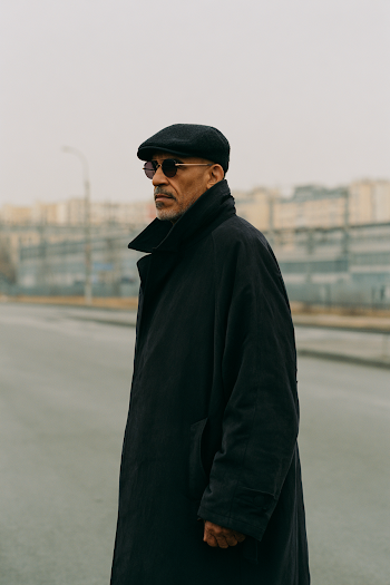 Stylish Elderly Man in Urban Setting