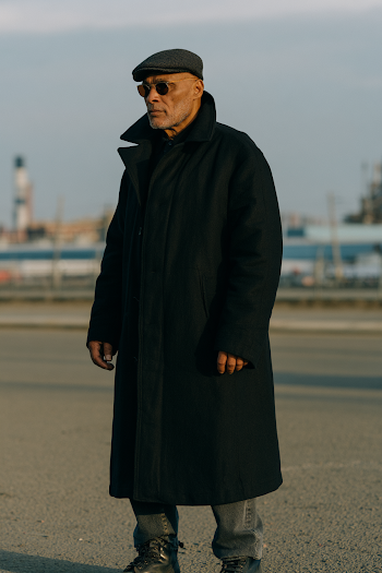 Stylish Elderly Man in Urban Setting