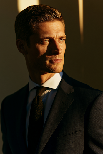 Stylish Gentleman in Elegant Suit
