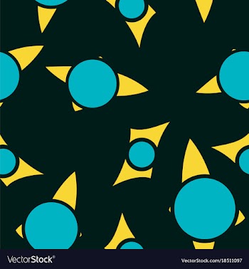 Stylish geometric patterns fashionable texture vector image