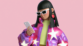 Stylish Girl Enjoying Her Phone