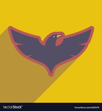 Stylish icon Eagle vector image