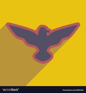 Stylish icon Eagle vector image