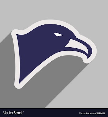 Stylish icon Eagle vector image