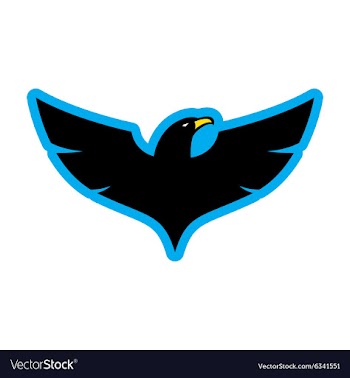 Stylish icon Eagle vector image