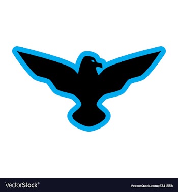Stylish icon Eagle vector image