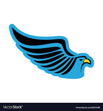 Stylish icon Eagle vector image