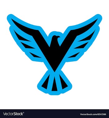 Stylish icon Eagle vector image