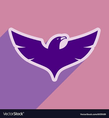 Stylish icon Eagle vector image