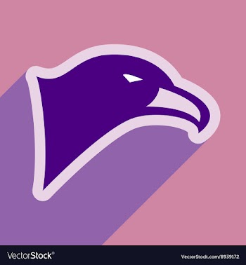 Stylish icon Eagle vector image