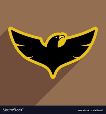 Stylish icon Eagle vector image