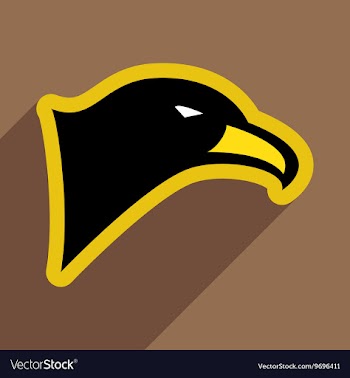 Stylish icon Eagle vector image