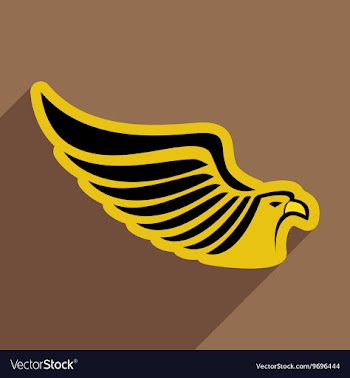 Stylish icon Eagle vector image