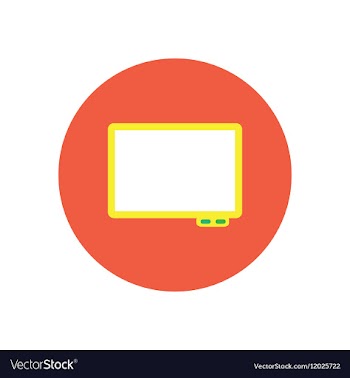 Stylish icon in circle Business interactive vector image