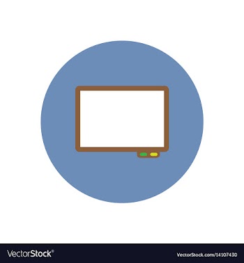 Stylish icon in circle business interactive vector image
