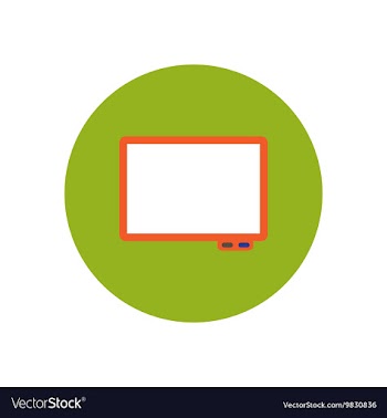 Stylish icon in circle Business interactive vector image