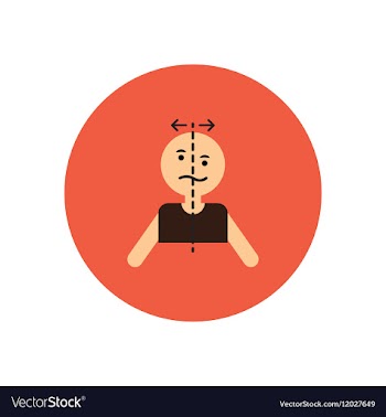 Stylish icon in color circle attack stroke face vector image