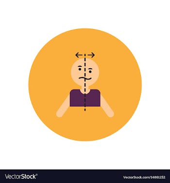 Stylish icon in color circle attack stroke face vector image