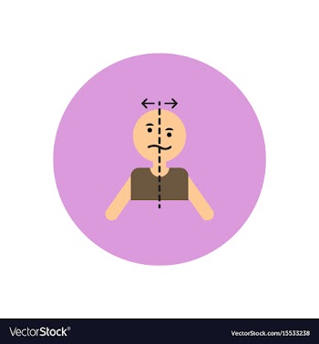 Stylish icon in color circle attack stroke face vector image