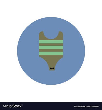 Stylish icon in color circle babies clothing vector image