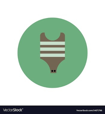 Stylish icon in color circle babies clothing vector image