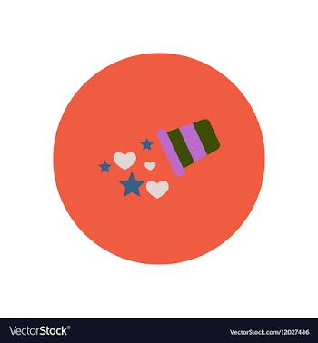 Stylish icon in color circle baby bucket vector image