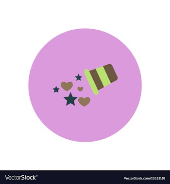 Stylish icon in color circle baby bucket vector image