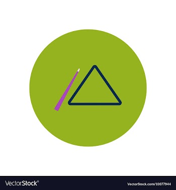 Stylish icon in color circle billiard cue and vector image