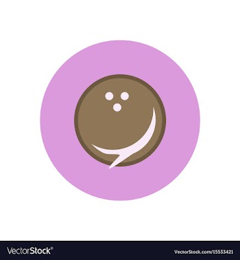 Stylish icon in color circle bowling ball vector image