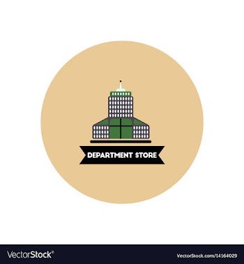 Stylish icon in color circle building department vector image