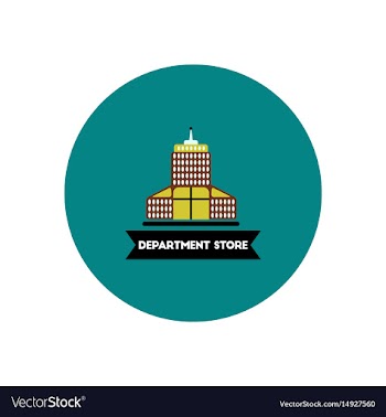 Stylish icon in color circle building department vector image