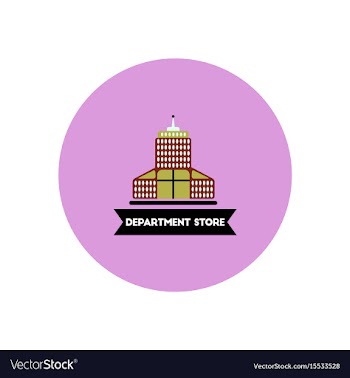 Stylish icon in color circle building department vector image