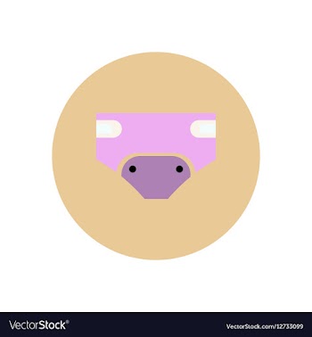 Stylish icon in color circle children diapers vector image