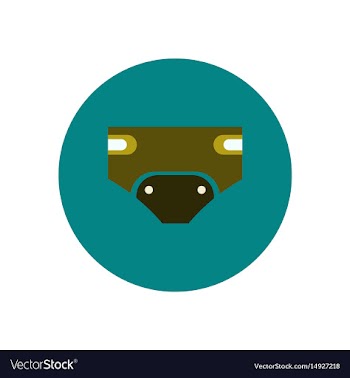 Stylish icon in color circle children diapers vector image