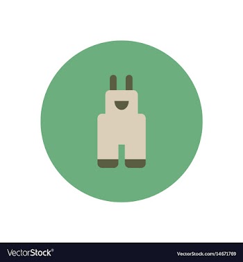 Stylish icon in color circle children pants vector image