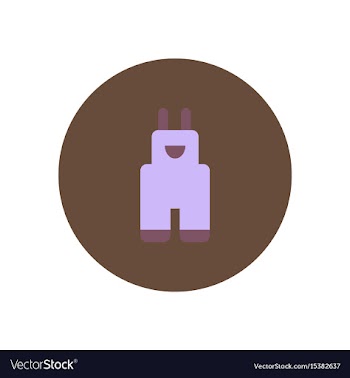 Stylish icon in color circle children pants vector image