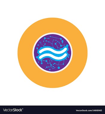Stylish icon in color circle element zodiac vector image