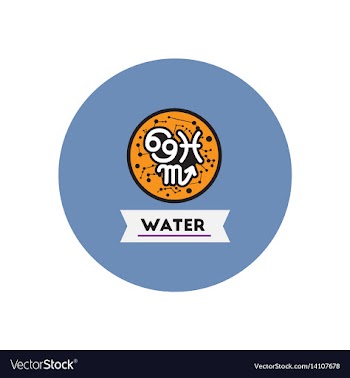 Stylish icon in color circle element zodiacal vector image